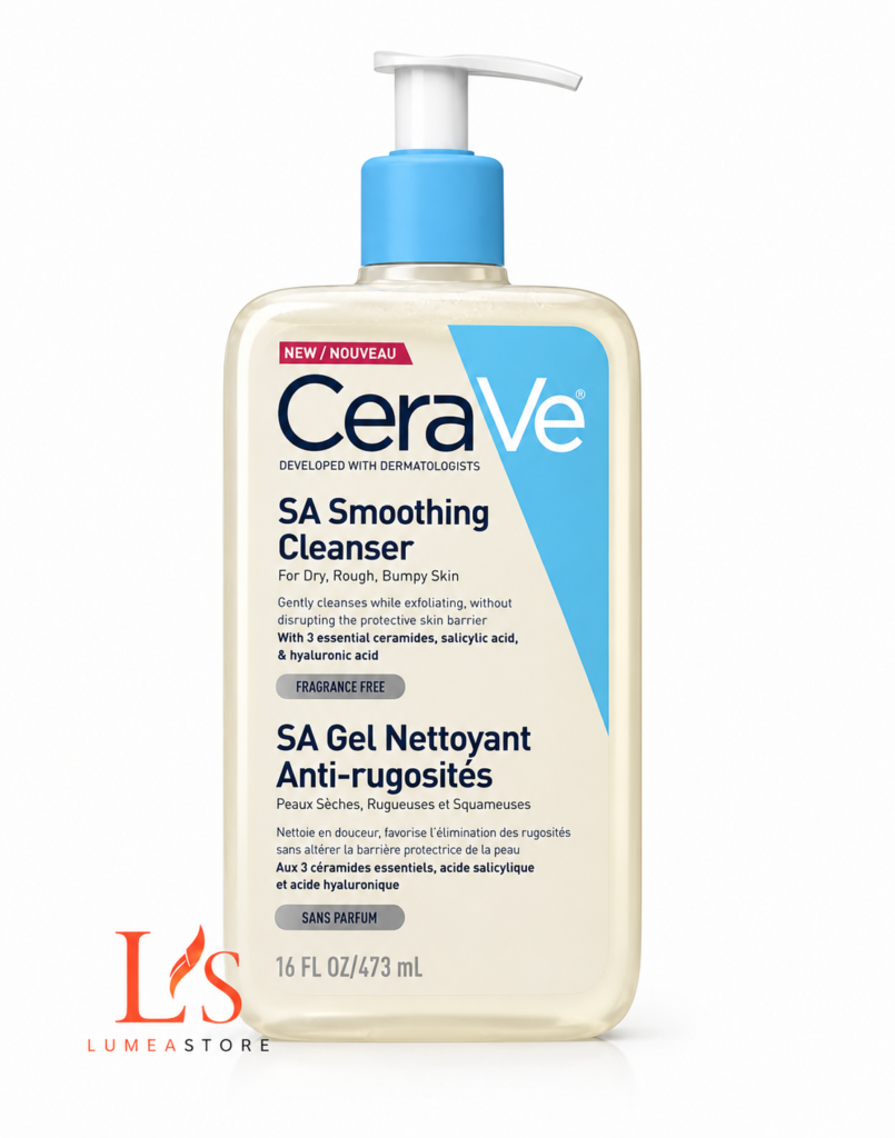 CeraVe SA Cleanser 473ml - Salicylzuur Reiniger voor Ruwe, Droge en Oneffen Huid