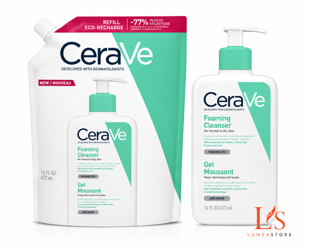 CeraVe Schuimende Reinigingsgel Navulverpakking Bundel 2 Stuks