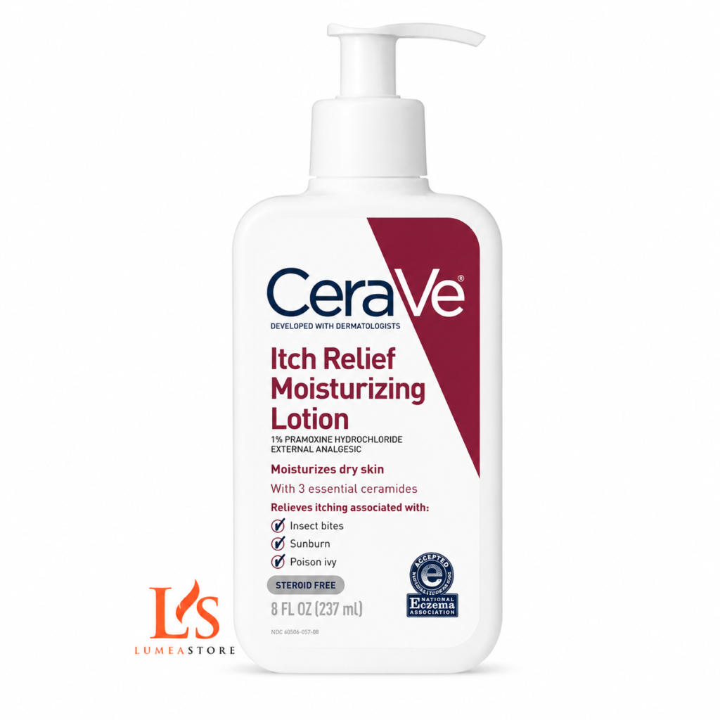 CeraVe Itch Relief Moisturising Cream 237ml - Voor Droge en Jeukende Huid