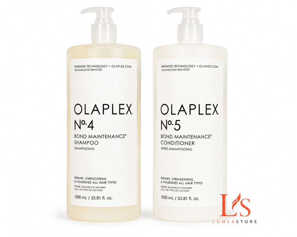 Olaplex No.4 & No.5 Shampoo en Conditioner Set 2x1000ml - Herstel voor Beschadigd Haar