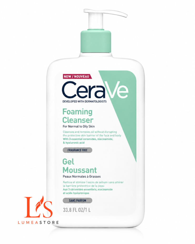 CeraVe Schuimende Reinigingsgel voor Normale tot Vette Huid 1000ml