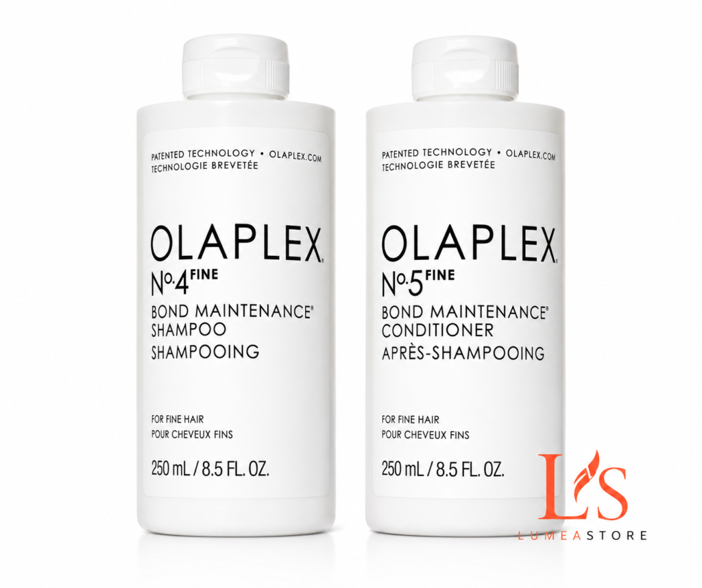 Olaplex No.4 Fine & No.5 Fine Shampoo en Conditioner Set 2x250ml - Herstel voor Fijn en Beschadigd Haar