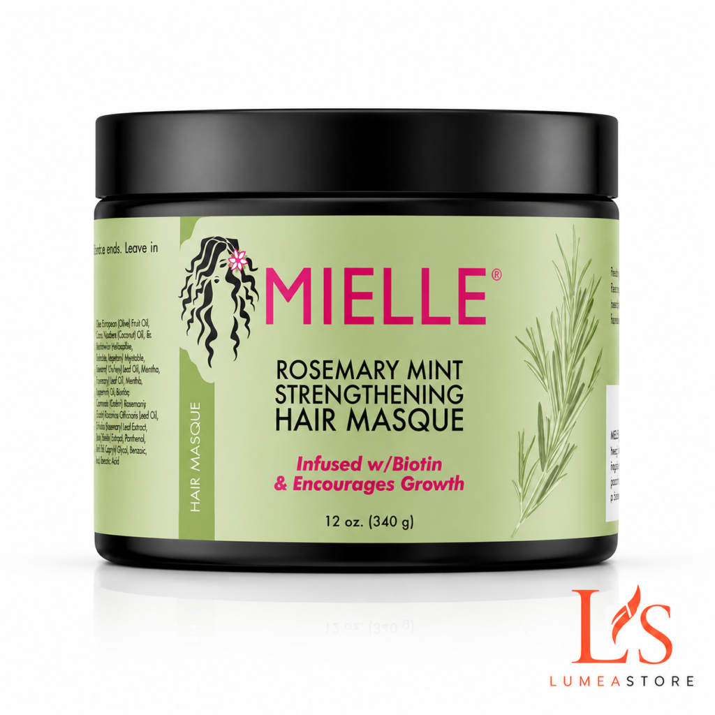 Mielle Organics Rosemary Mint Strengthening Hair Masque 340g – Diepe Hydratatie & Haarversterking