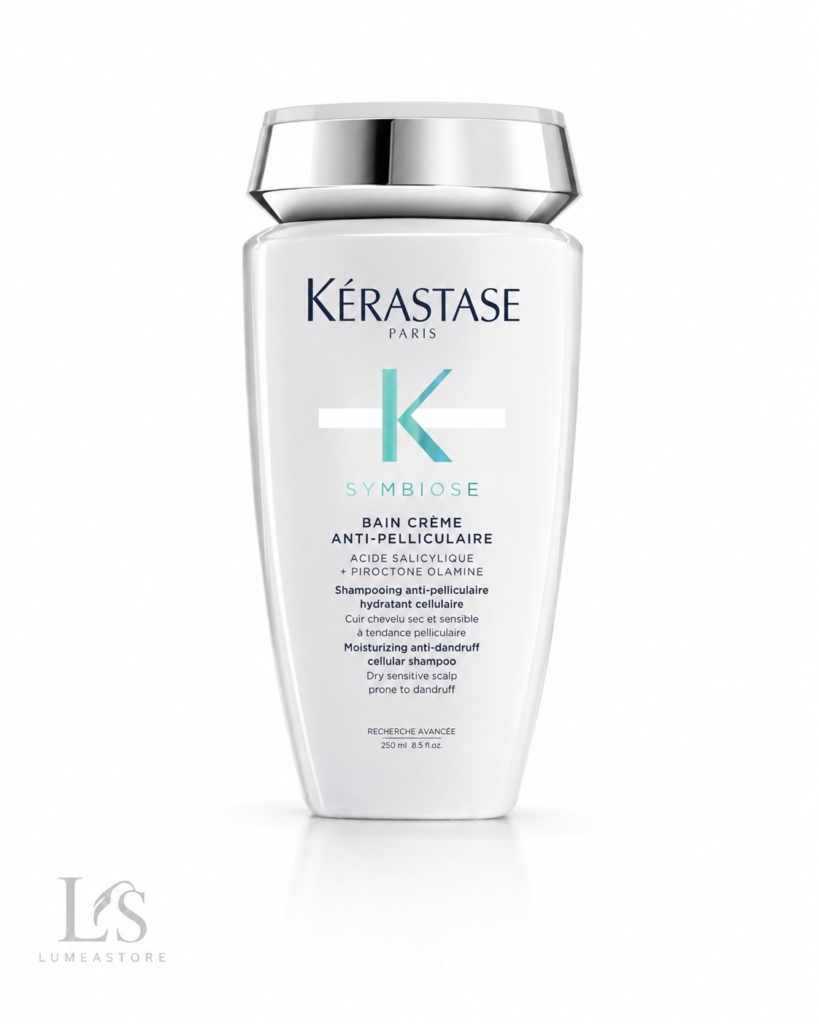 Kérastase Symbiose Bain Crème Anti-Roos Shampoo 250ml - Tegen Droge Roos en Gevoelige Hoofdhuid