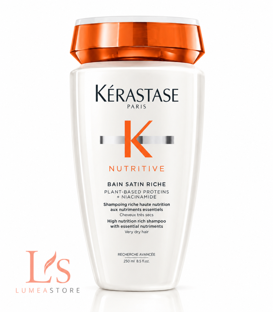 Kérastase Nutritive Bain Satin Riche Shampoo 250ml - Voedende Shampoo voor Zeer Droog Haar