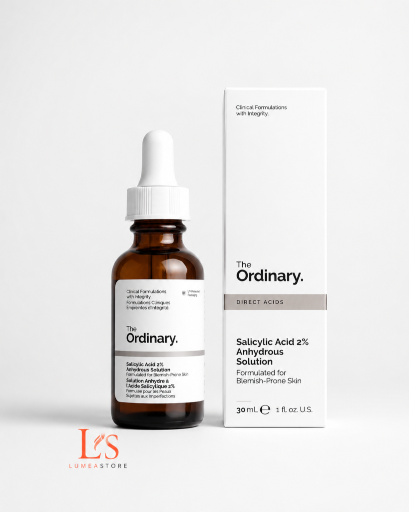 The Ordinary Salicylic Acid 2% Anhydrous Solution Serum 30ml - Tegen Puistjes, Mee-eters en Onzuiverheden