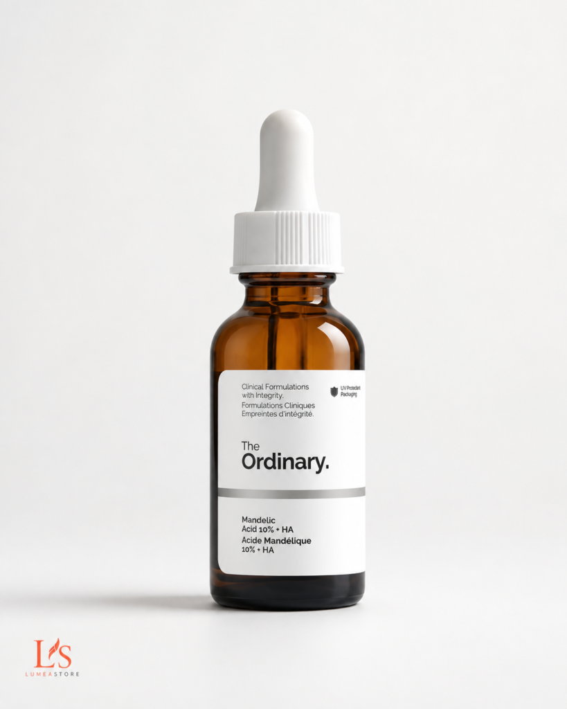 The Ordinary Mandelic Acid 10% + HA Serum 30ml - Milde AHA Peeling voor een Egalere Huid