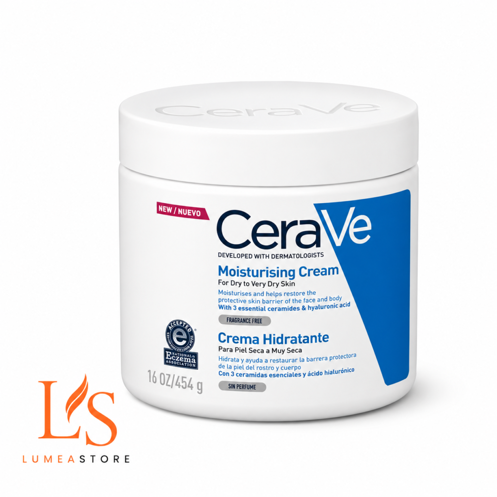 CeraVe Moisturising Cream 454ml - Hydraterende Crème voor Droge tot Zeer Droge Huid
