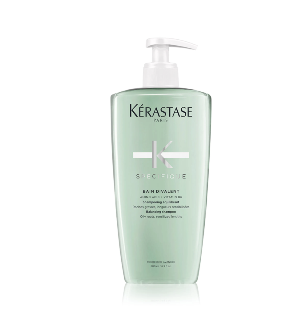 Kérastase Spécifique Bain Divalent Shampoo 500ml - Zuiverende Shampoo voor Vette Hoofdhuid en Droge Lengtes