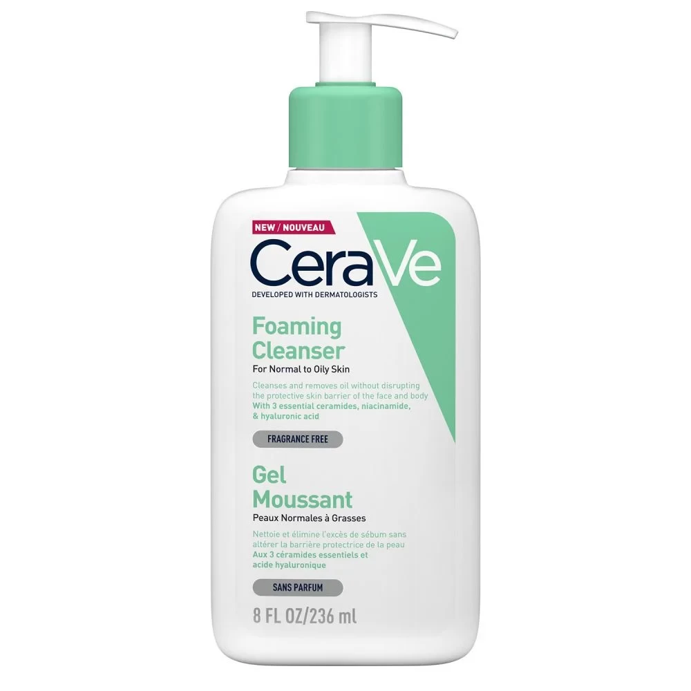 CeraVe Foaming Facial Cleanser 236ml – Foaming Cleansing Gel