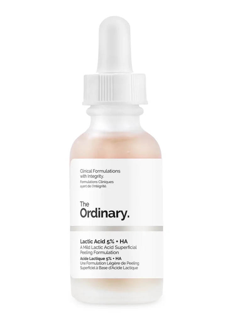 The Ordinary Lactic Acid 5% + HA 2% Superficial Peeling Formula 30 ml