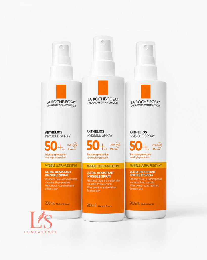 La Roche-Posay Anthelios Invisible Spray SPF50+ 200ml (3 Stuks)