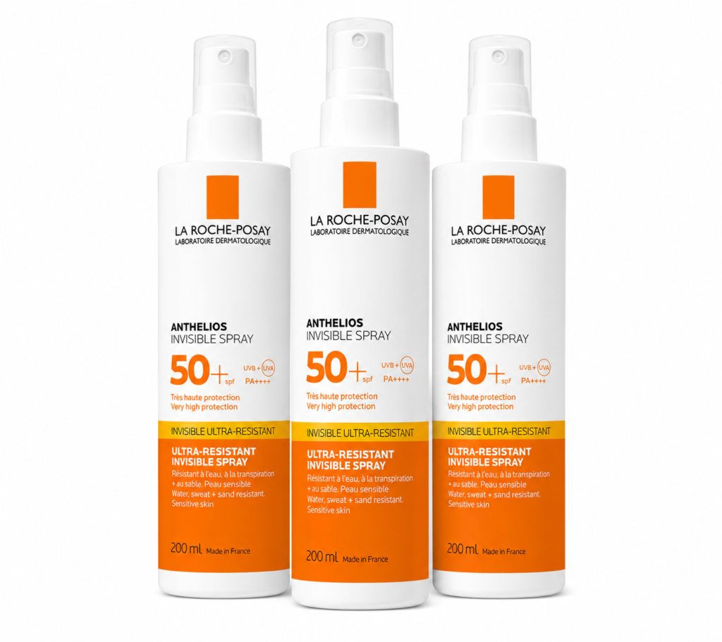 La Roche-Posay Anthelios Invisible Spray SPF50+ 200ml (3 Stuks)