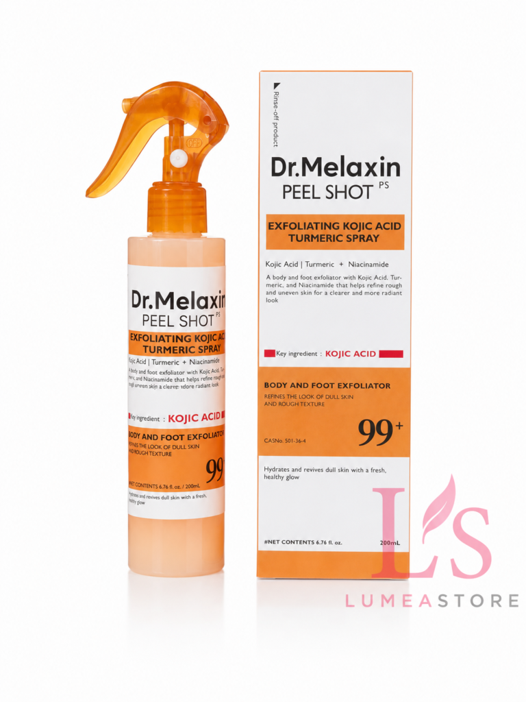 Dr. Melaxin Peel Shot Exfoliating Kojic Acid & Turmeric Body Spray – 200 ml