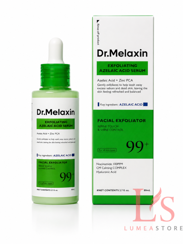Dr. Melaxin Exfoliating Azelaic Acid Serum met Zinc PCA – Poriën & Onzuiverheden – 80 ml