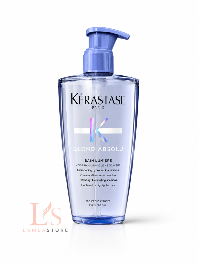 Kérastase Blond Absolu Bain Lumière Shampoo 500 ml – Hydraterende Shampoo voor Blond, Geblondeerd & Gehighlight Haar