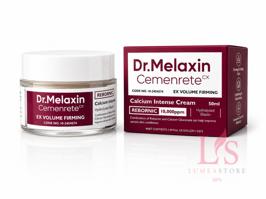 Dr. Melaxin Cemenrete CX Calcium Intense Cream – Verstevigende Gezichtscrème met Calcium, Collageen & Elastine – 50 ml