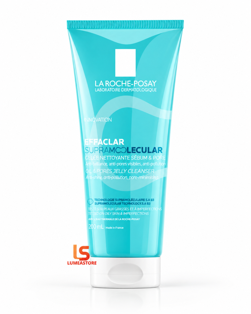 La Roche-Posay Effaclar Supramolecular Face Jelly Cleanser 200ml – Reinigende Gezichtsgel voor Onzuivere en Vette Huid