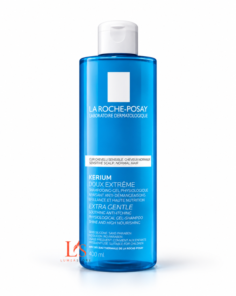 La Roche-Posay Kerium Doux Extrême Shampoo 400ml – Extra Milde Shampoo voor Gevoelige Hoofdhuid & Normaal Haar