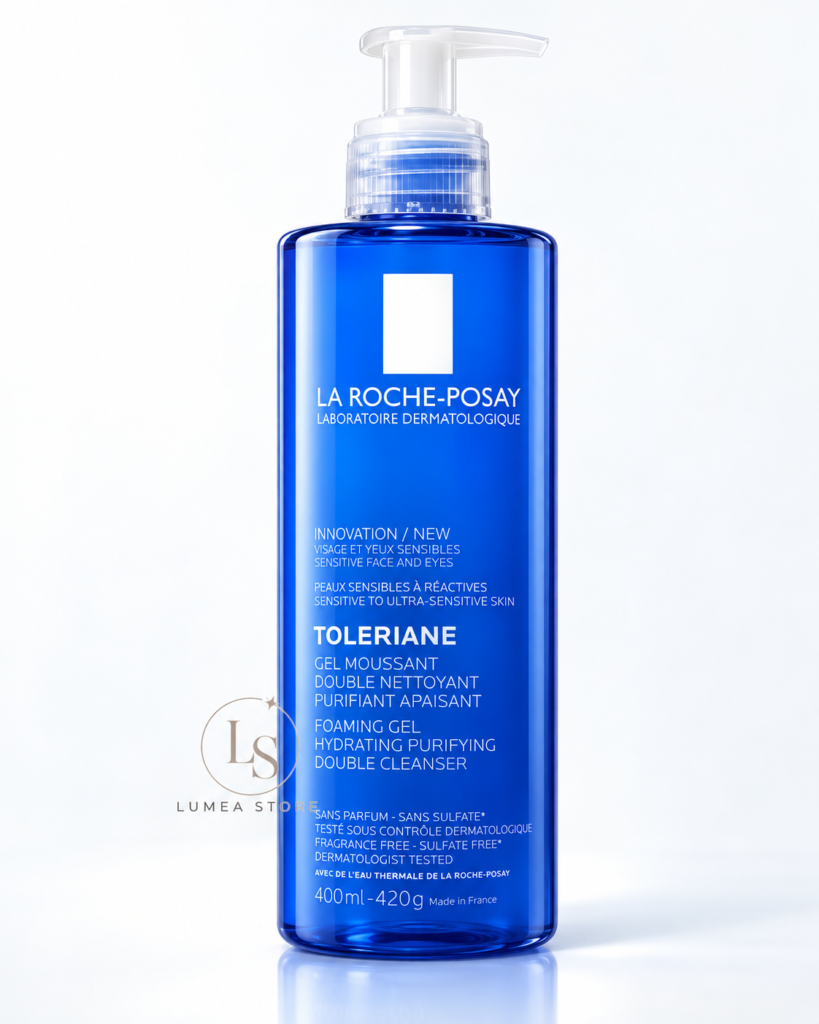 La Roche-Posay Toleriane Gel Moussant Double Nettoyant 400ml – Kalmerende Reinigingsgel voor Gevoelige Huid