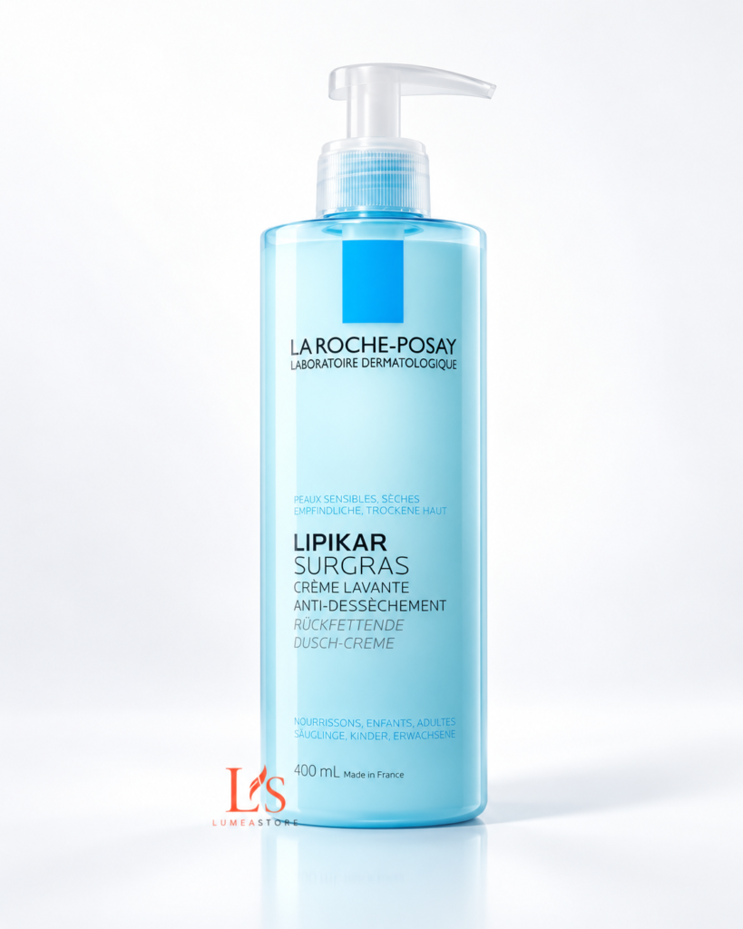 La Roche-Posay Lipikar Surgras Douchecrème 400ml – Voedende Reinigingscrème voor Droge en Gevoelige Huid