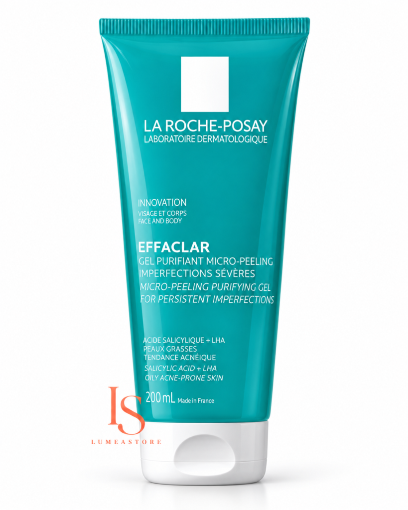 La Roche-Posay Effaclar Micro-Peeling Purifying Gel 200ml – Reinigingsgel met Salicylzuur & LHA voor Ernstige Onzuiverheden